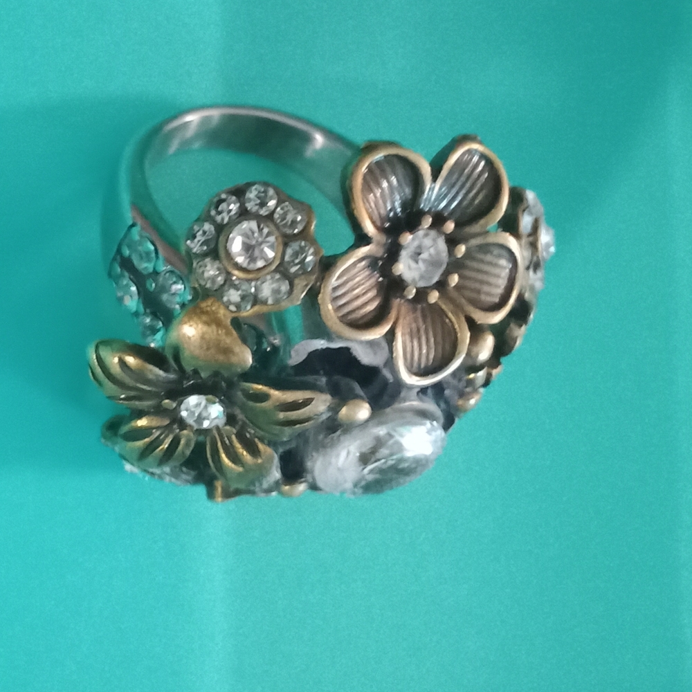 Gorgeous Custom Designed Creations Flower Power Ring